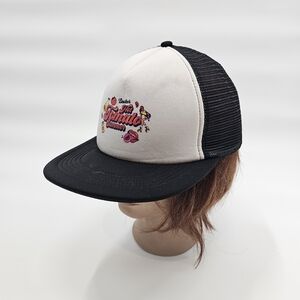 Retro Black and White Trucker Hat